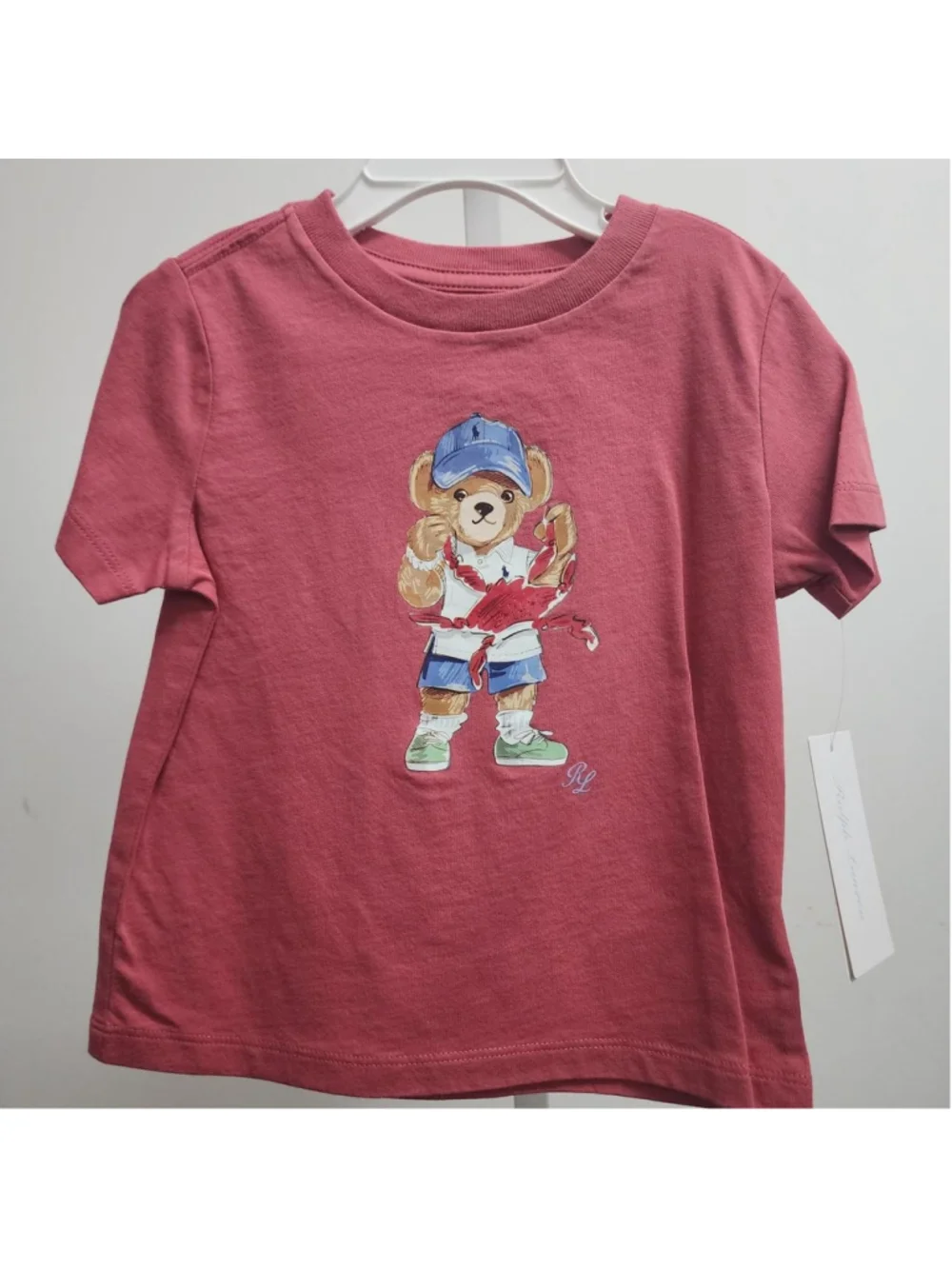 Ralph Lauren Red Baby tee Size 18 months #kids #polo Polo Ralph Lauren Baby T-Sh
